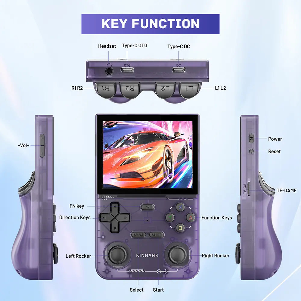 K36 Retro Handheld Game Console - R36H 