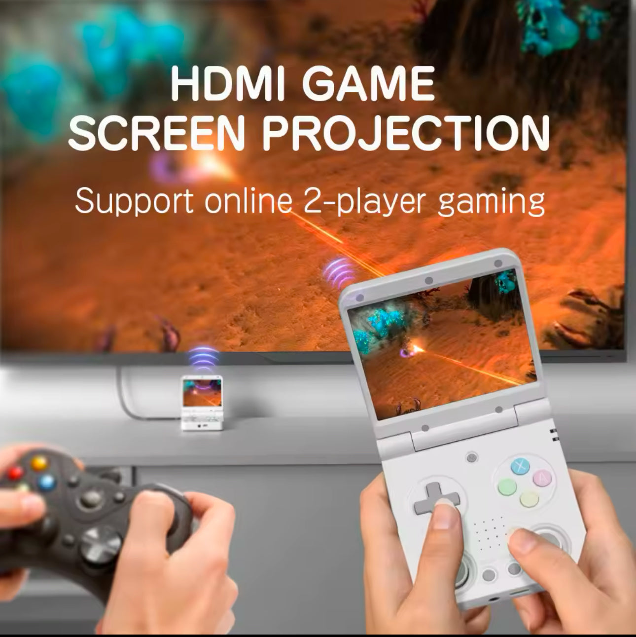 Miyoo Flip v2 - Portable Video Game Console - Miyoo Mini V2