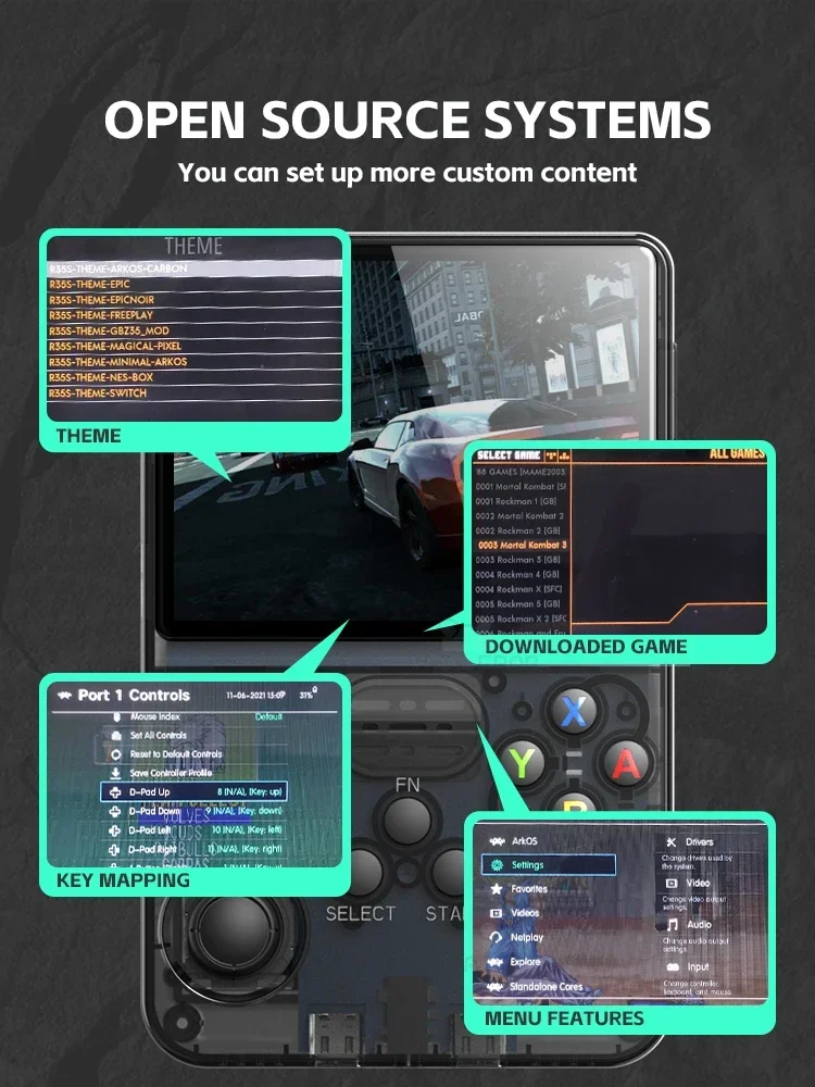 R36S Handheld Game Console 8 r36s rg35xx